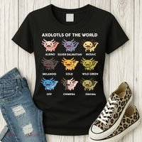 Axolotl-  Axolotl Of World  Women's T-Shirt thumb 3
