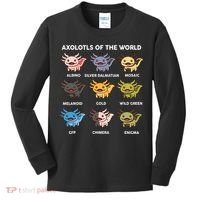 Axolotl-  Axolotl Of World  Kids Long Sleeve Shirt thumb 0