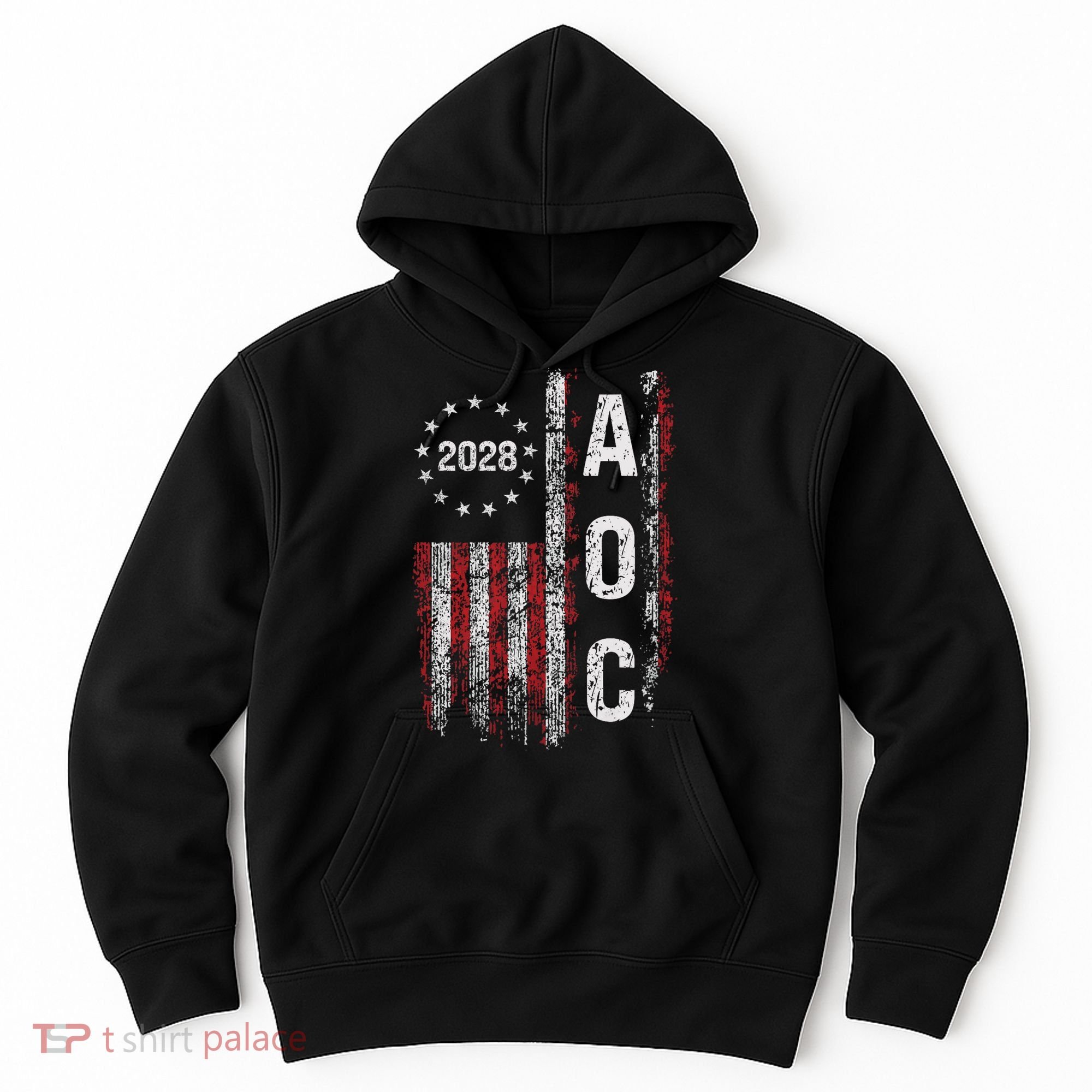 AOC Alexandria Ocasio Cortez 2028 For President Election Hoodie