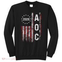 AOC Alexandria Ocasio Cortez 2028 For President Election Sweatshirt thumb 0