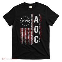 AOC Alexandria Ocasio Cortez 2028 For President Election T-Shirt thumb 0
