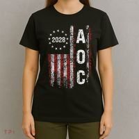 AOC Alexandria Ocasio Cortez 2028 For President Election T-Shirt thumb 4