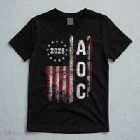 AOC Alexandria Ocasio Cortez 2028 For President Election T-Shirt thumb 5