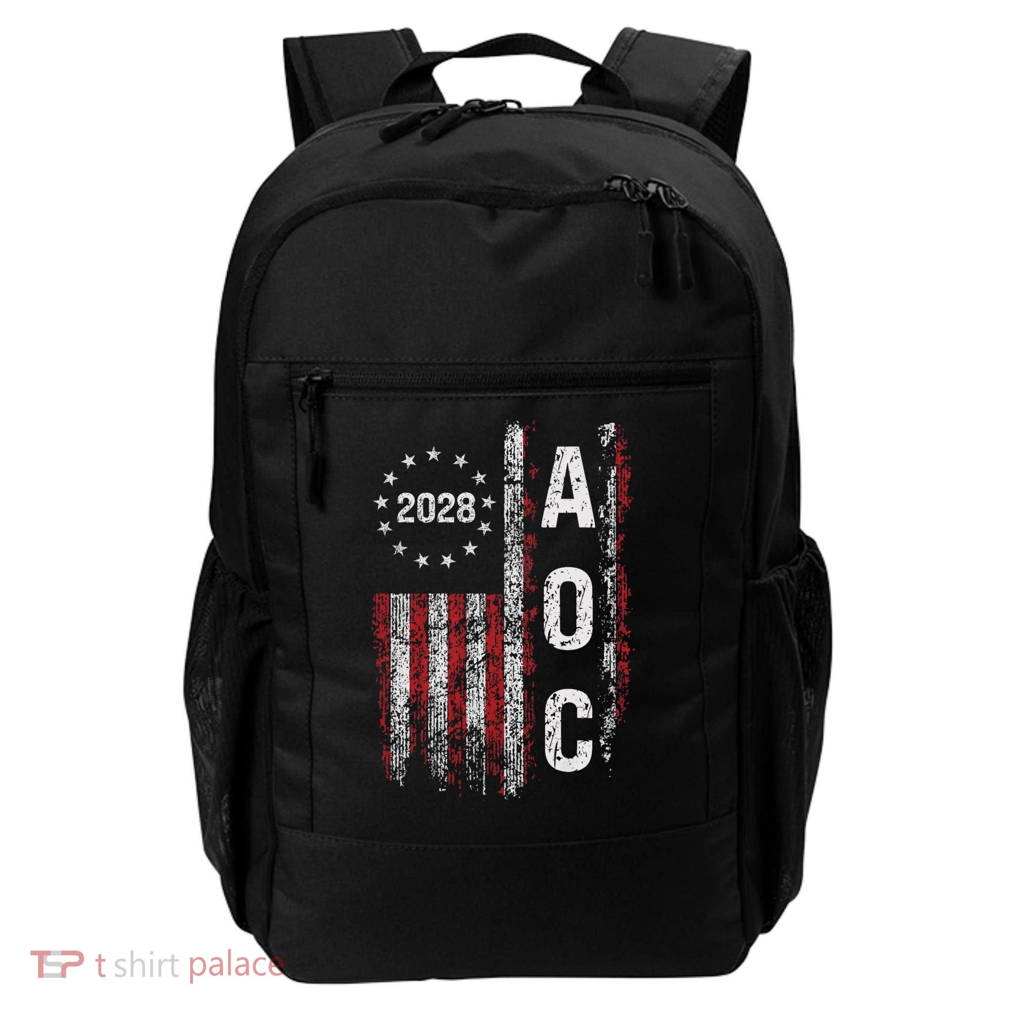AOC Alexandria Ocasio Cortez 2028 For President Election Backpack