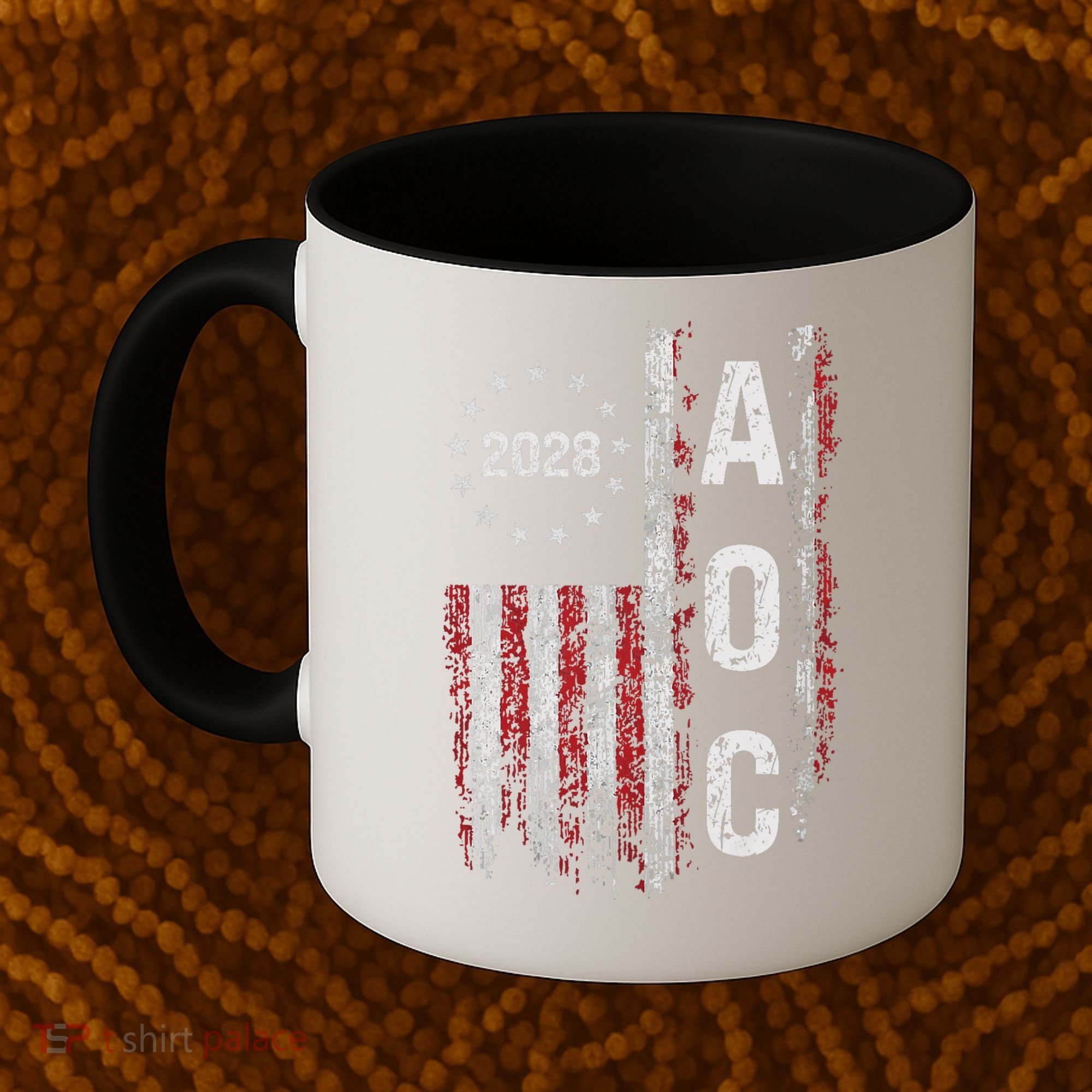 AOC Alexandria Ocasio Cortez 2028 For President Election Coffee Mug