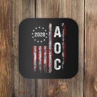 AOC Alexandria Ocasio Cortez 2028 For President Election Coaster thumb 0
