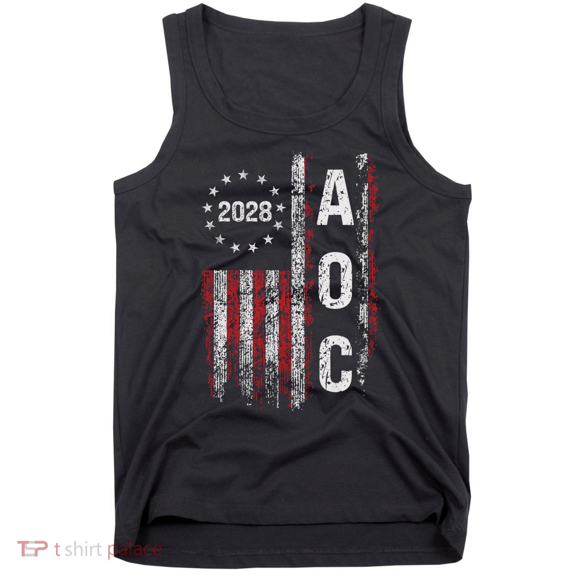 AOC Alexandria Ocasio Cortez 2028 For President Election Tank Top