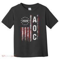 AOC Alexandria Ocasio Cortez 2028 For President Election Toddler T-Shirt thumb 0