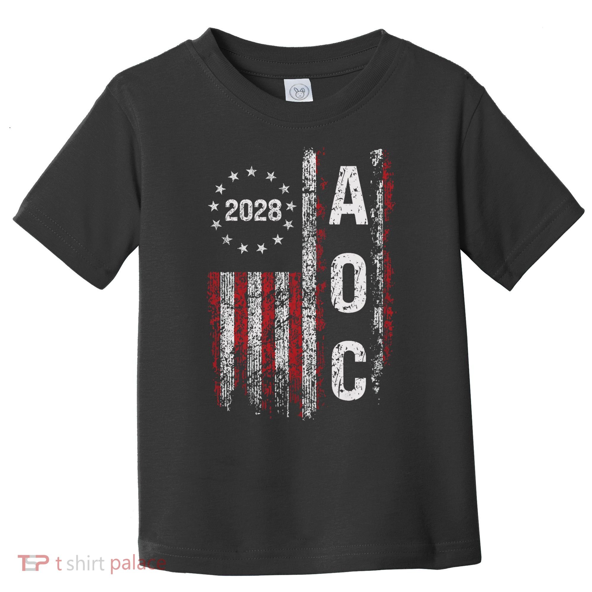 AOC Alexandria Ocasio Cortez 2028 For President Election Toddler T-Shirt