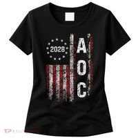 AOC Alexandria Ocasio Cortez 2028 For President Election Women's T-Shirt thumb 0
