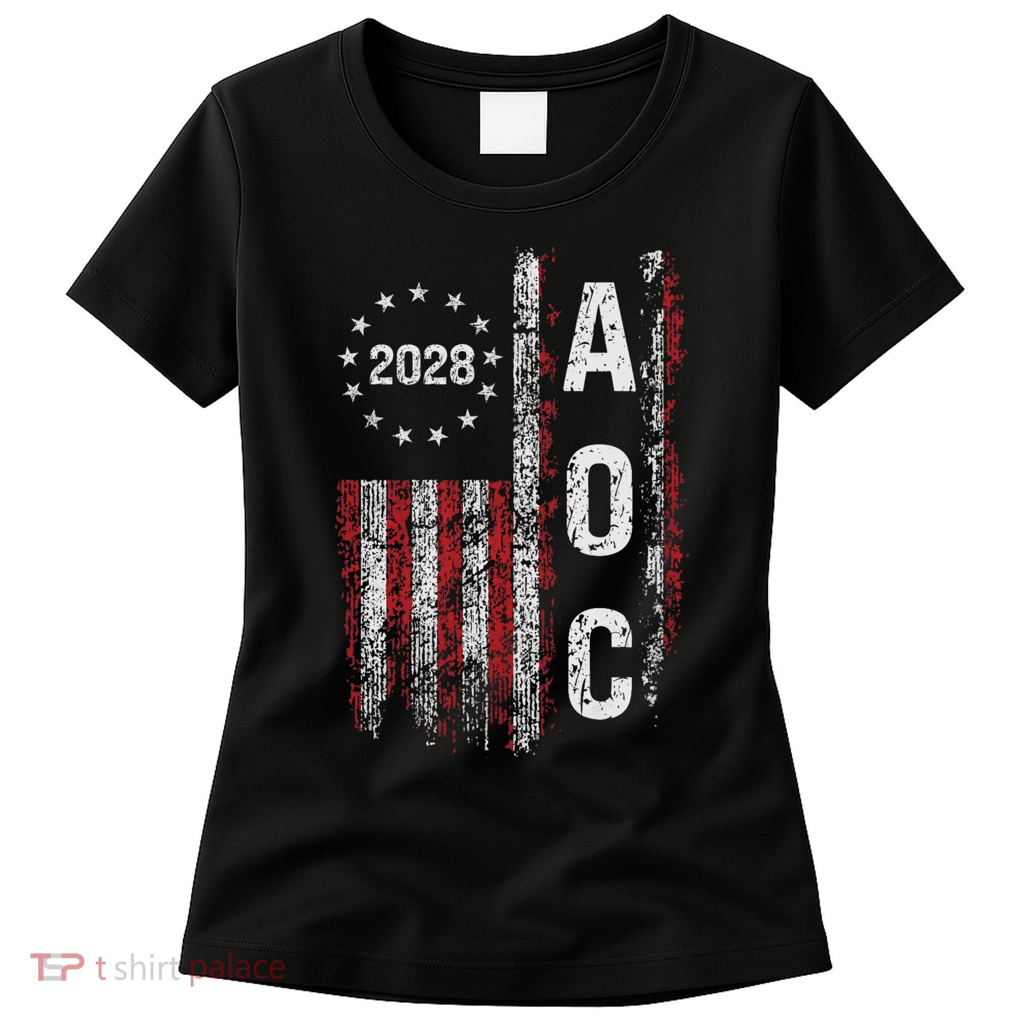 AOC Alexandria Ocasio Cortez 2028 For President Election Women's T-Shirt