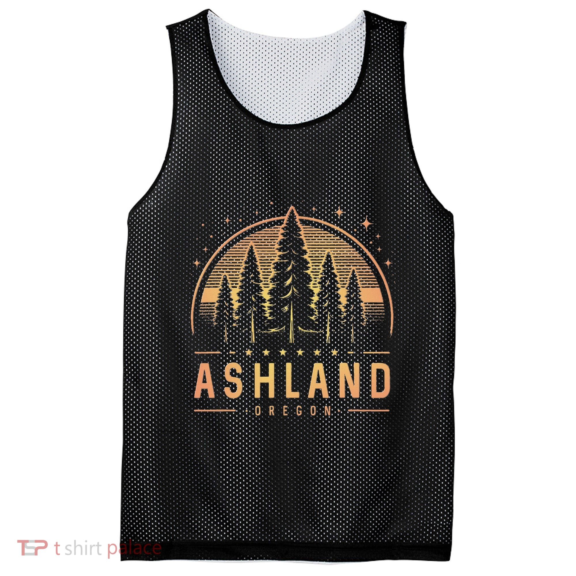 Ashland Ashland Oregon Ashland Or Trekking Mesh Reversible Basketball Jersey Tank