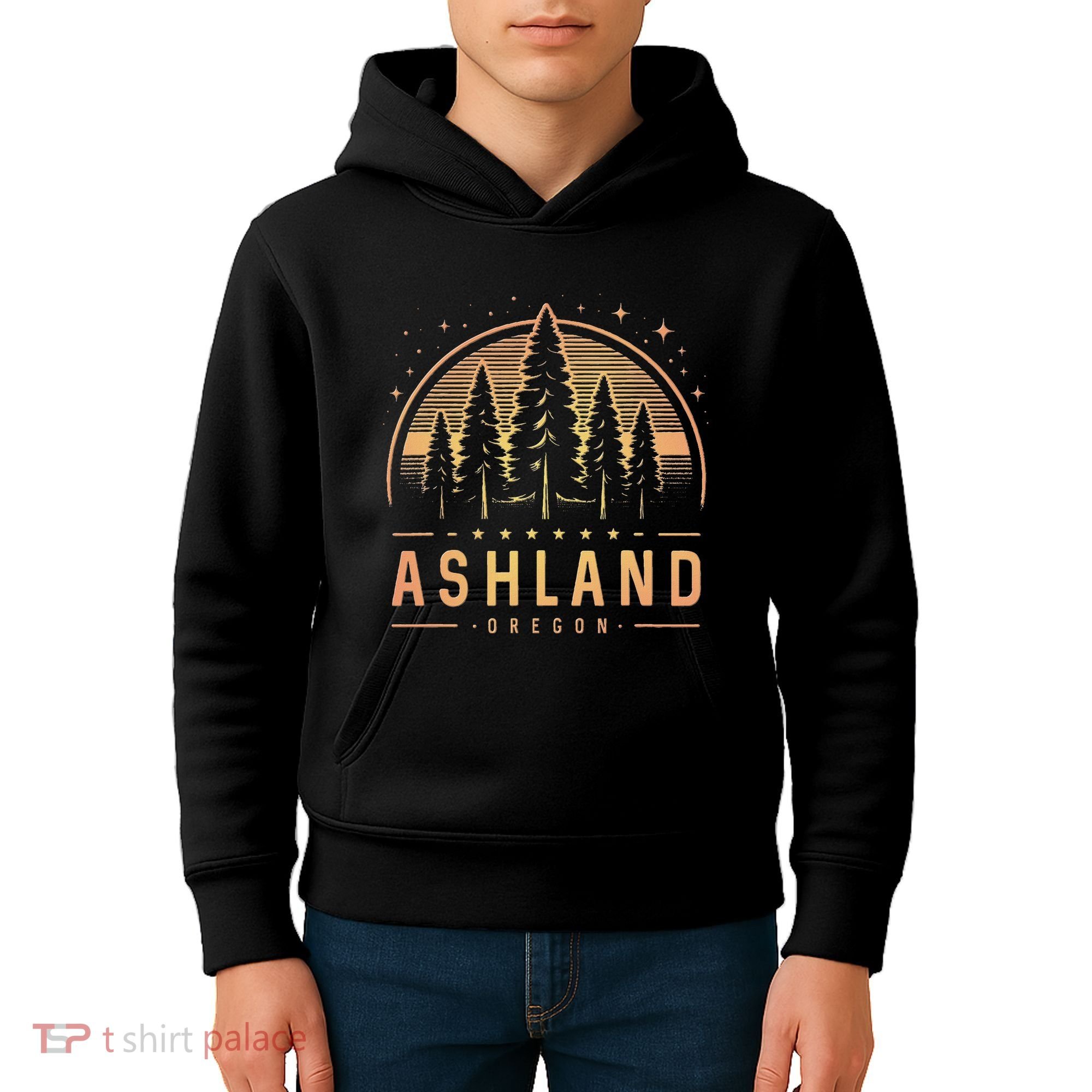 Ashland Ashland Oregon Ashland Or Trekking Kids Hoodie
