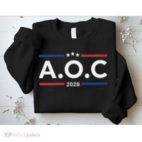AOC Alexandria Ocasio Cortez 2028 For President Election  Sweatshirt thumb 2