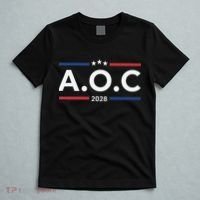 AOC Alexandria Ocasio Cortez 2028 For President Election  T-Shirt thumb 5