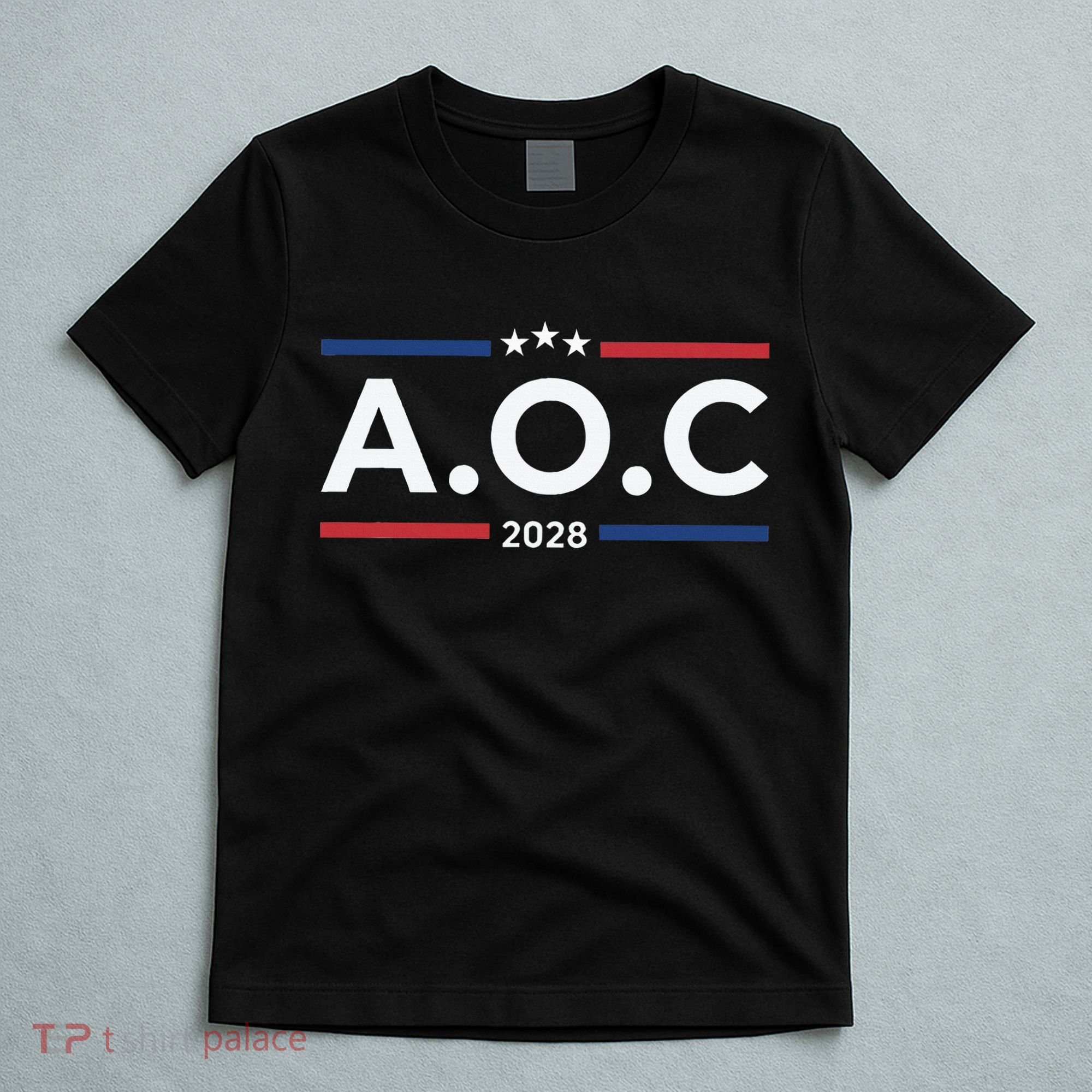 AOC Alexandria Ocasio Cortez 2028 For President Election  T-Shirt