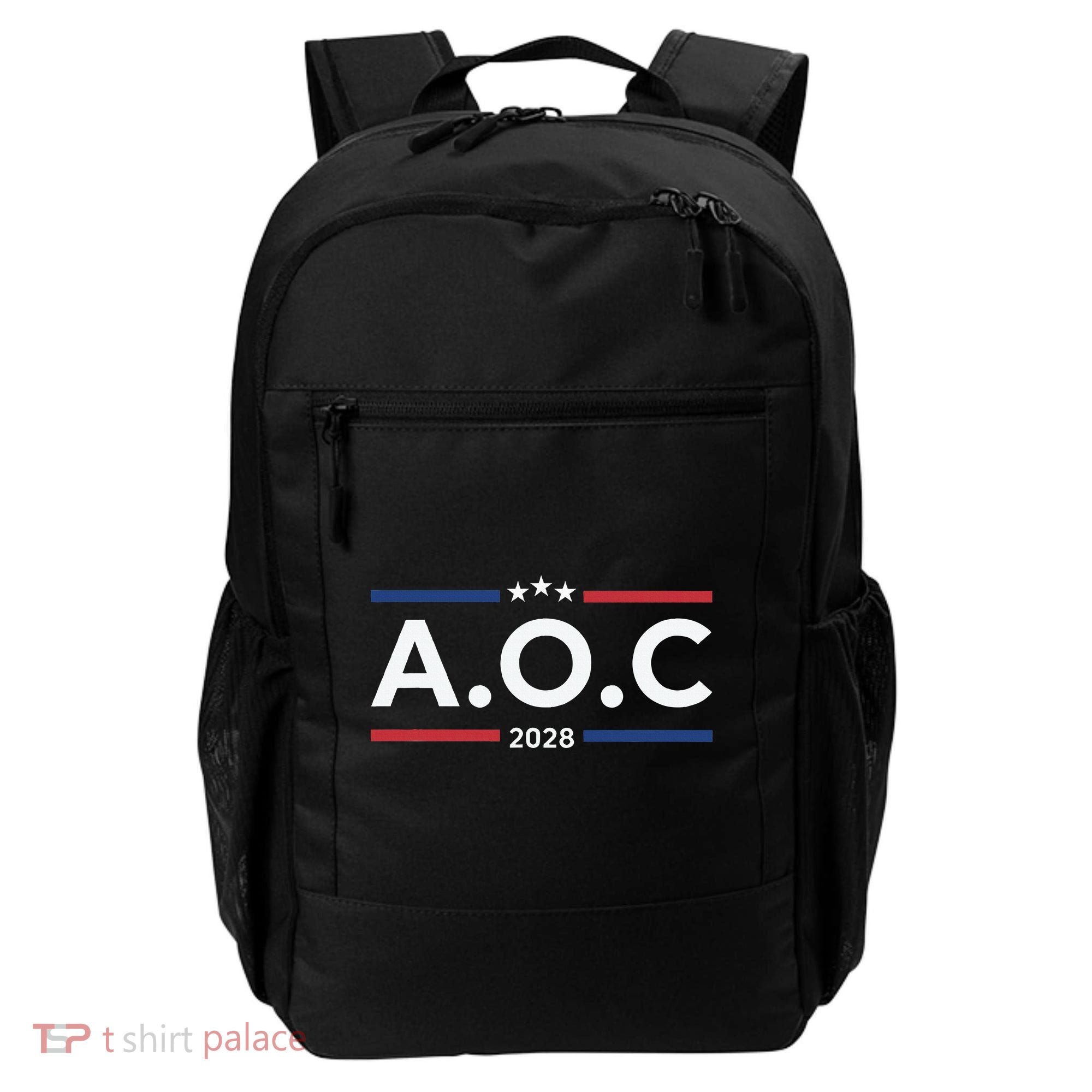 AOC Alexandria Ocasio Cortez 2028 For President Election  Backpack