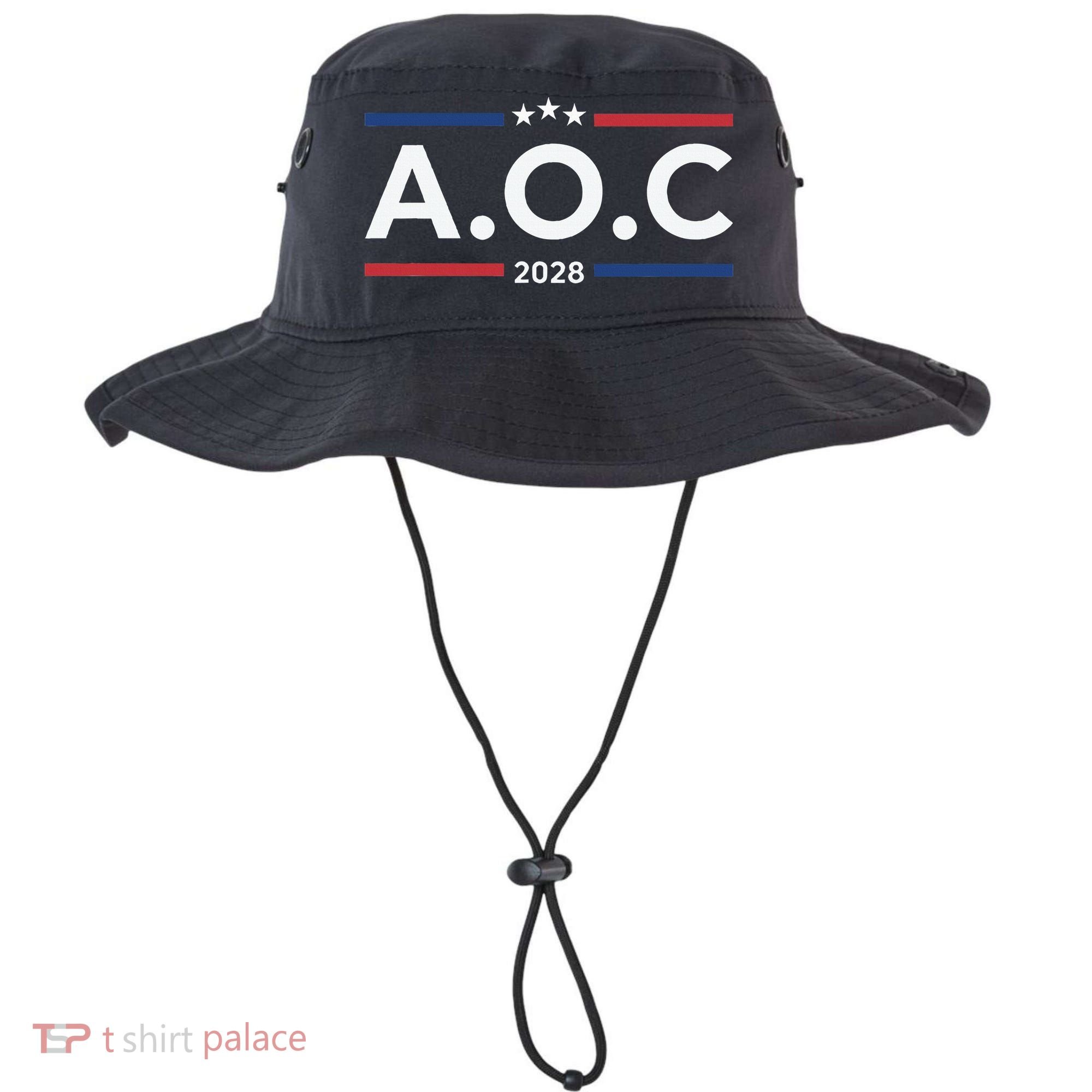 AOC Alexandria Ocasio Cortez 2028 For President Election  Bucket Hat