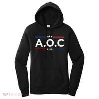 AOC Alexandria Ocasio Cortez 2028 For President Election  Women's Hoodie thumb 0