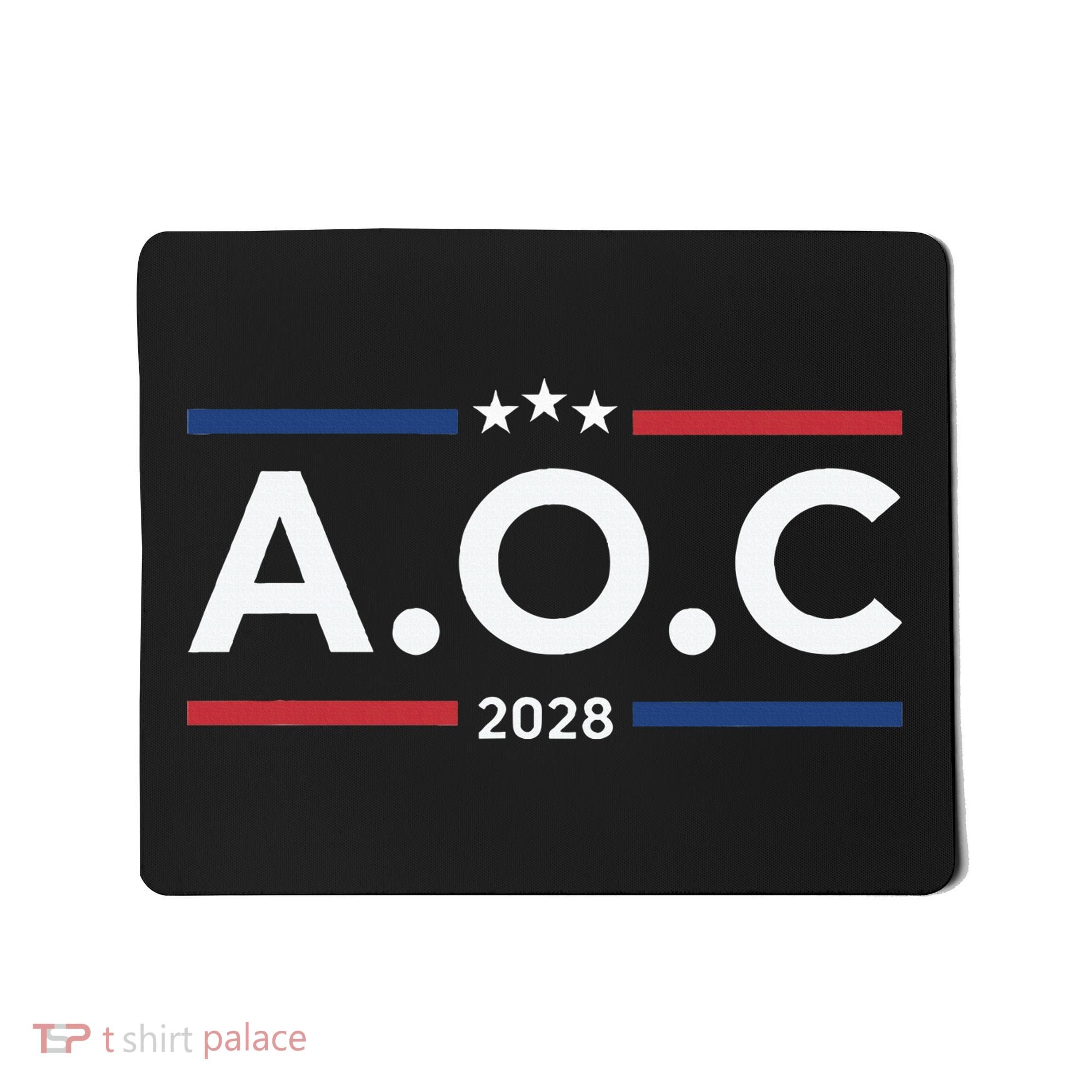 AOC Alexandria Ocasio Cortez 2028 For President Election  Mousepad