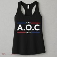 AOC Alexandria Ocasio Cortez 2028 For President Election  Women's Tank Top thumb 3