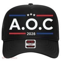 AOC Alexandria Ocasio Cortez 2028 For President Election  Hat thumb 0