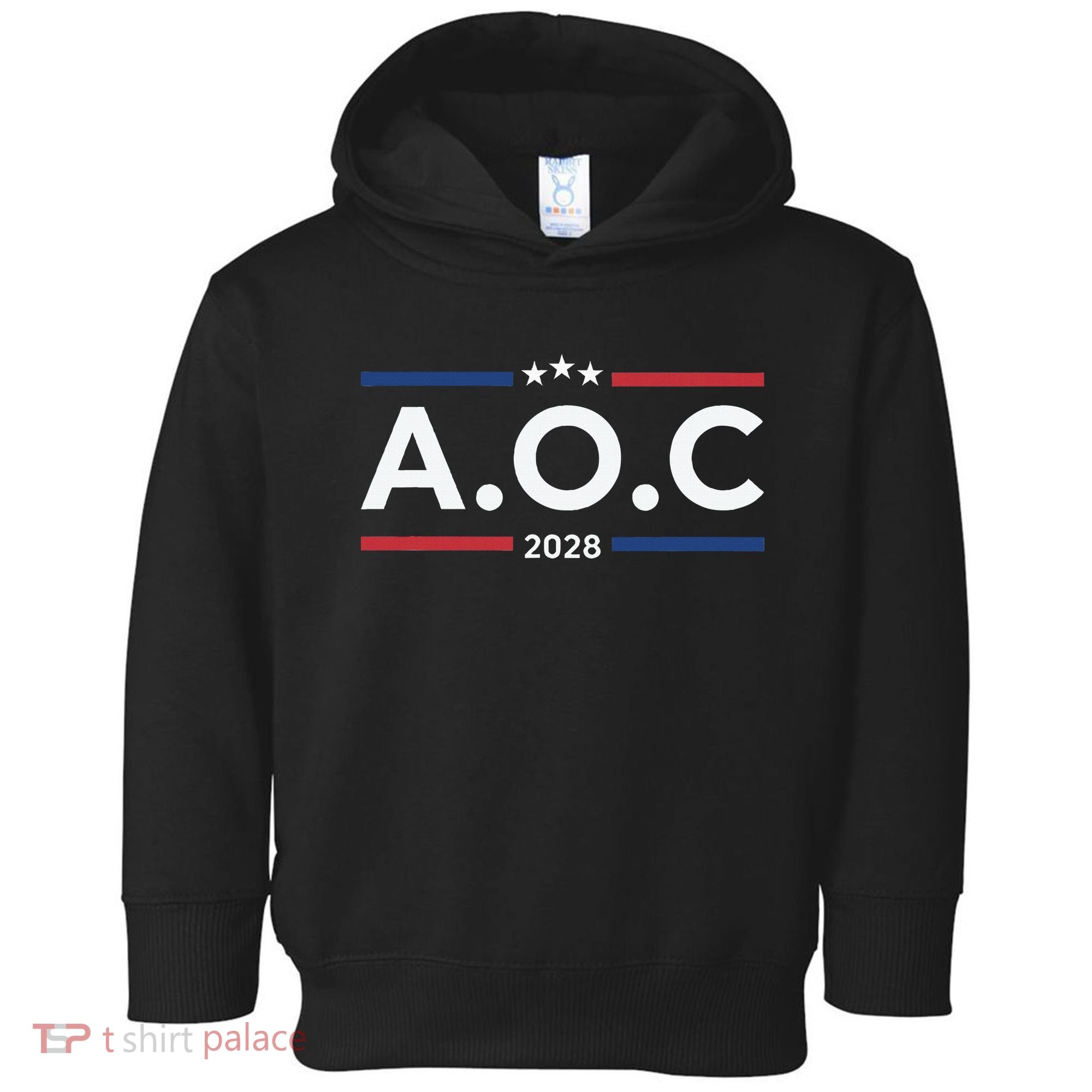 AOC Alexandria Ocasio Cortez 2028 For President Election  Toddler Hoodie