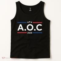 AOC Alexandria Ocasio Cortez 2028 For President Election  Tank Top thumb 2