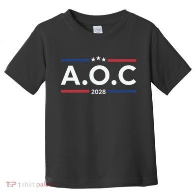 AOC Alexandria Ocasio Cortez 2028 For President Election  Toddler T-Shirt