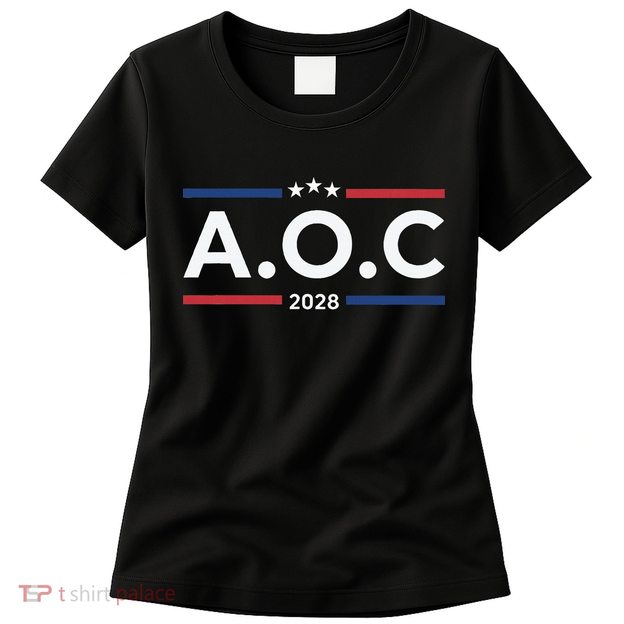 AOC Alexandria Ocasio Cortez 2028 For President Election  Women's T-Shirt
