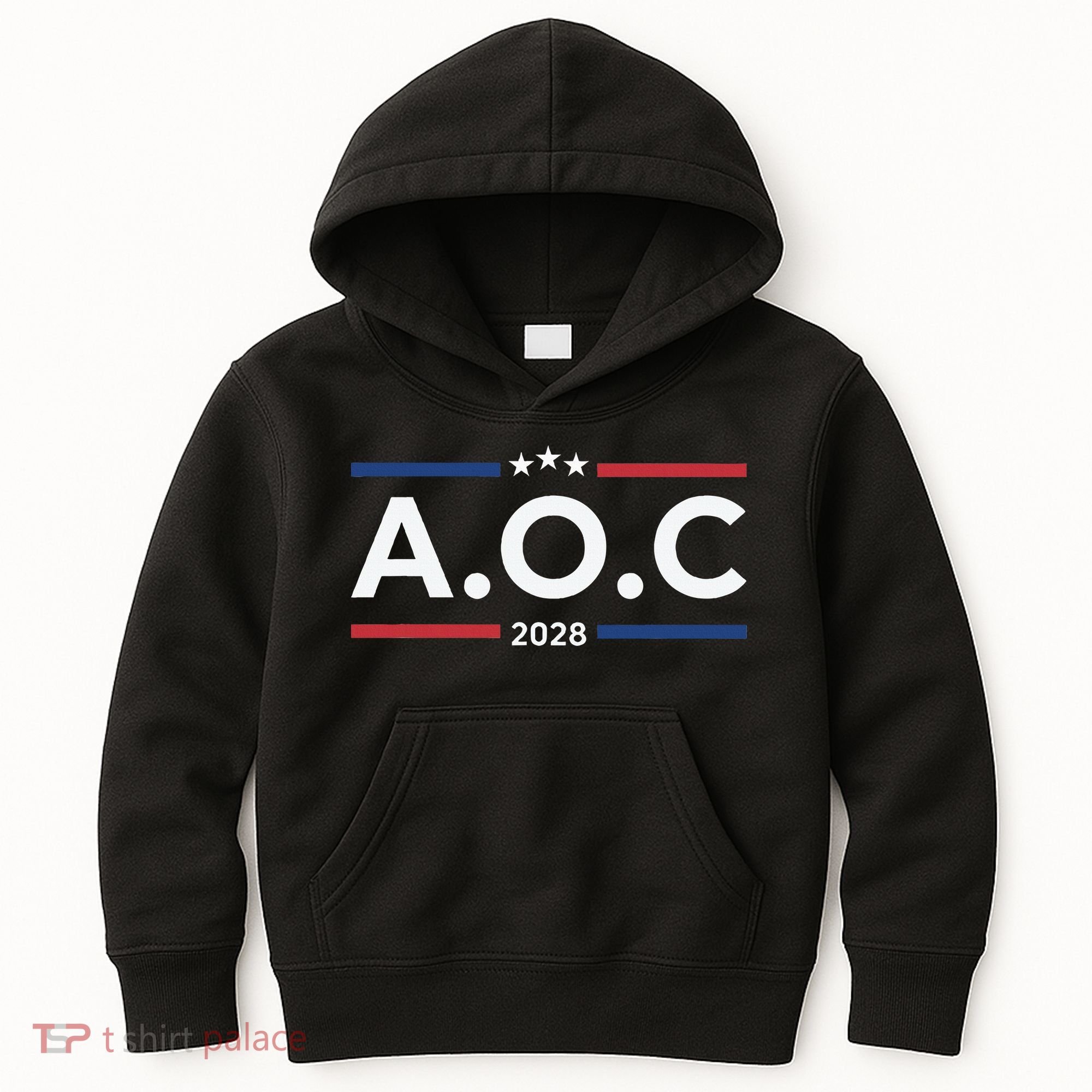 AOC Alexandria Ocasio Cortez 2028 For President Election  Kids Hoodie