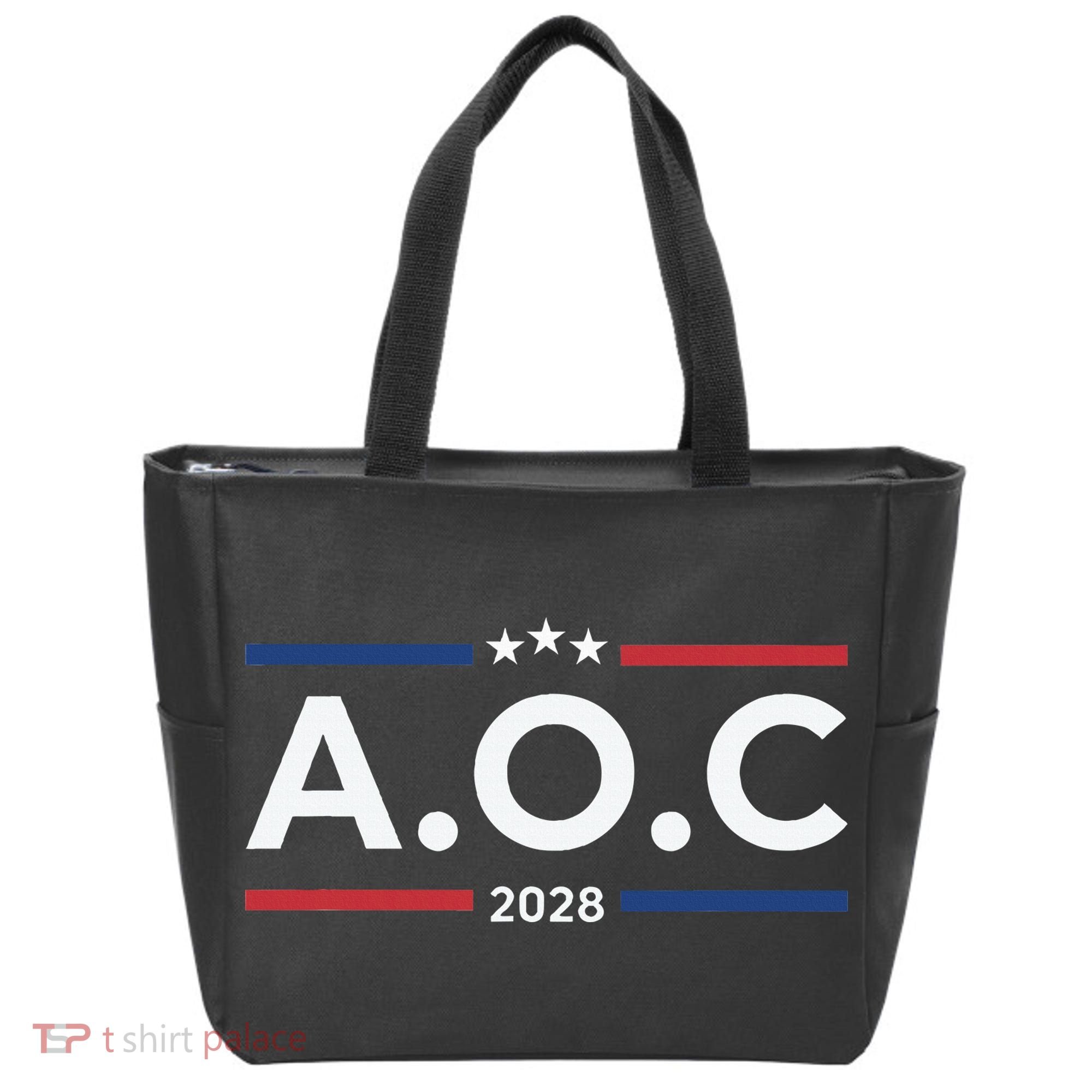 AOC Alexandria Ocasio Cortez 2028 For President Election  Tote Bag