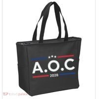AOC Alexandria Ocasio Cortez 2028 For President Election  Tote Bag thumb 2