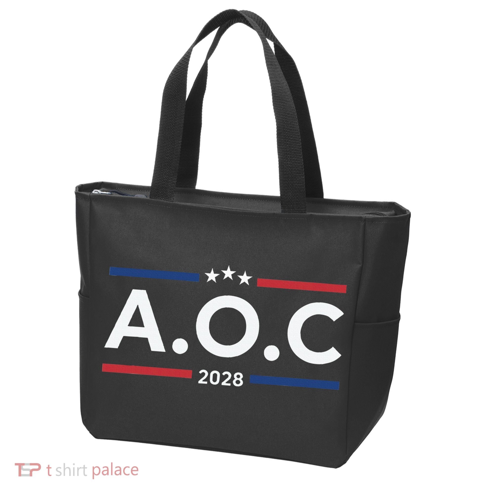 AOC Alexandria Ocasio Cortez 2028 For President Election  Tote Bag