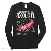 Axolotl Anatomy Of Axolotl Science Pet Axolotl Lover Long Sleeve Shirt thumb 0