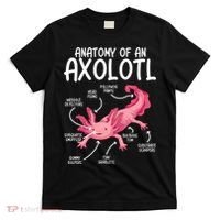 Axolotl Anatomy Of Axolotl Science Pet Axolotl Lover T-Shirt thumb 0
