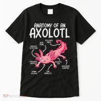 Axolotl Anatomy Of Axolotl Science Pet Axolotl Lover Tall T-Shirt thumb 0