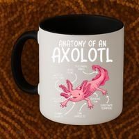 Axolotl Anatomy Of Axolotl Science Pet Axolotl Lover Coffee Mug thumb 2