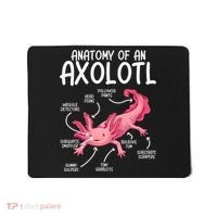 Axolotl Anatomy Of Axolotl Science Pet Axolotl Lover Mousepad thumb 0