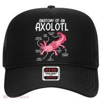 Axolotl Anatomy Of Axolotl Science Pet Axolotl Lover Hat thumb 0