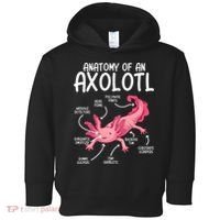 Axolotl Anatomy Of Axolotl Science Pet Axolotl Lover Toddler Hoodie thumb 0