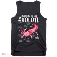 Axolotl Anatomy Of Axolotl Science Pet Axolotl Lover Tank Top thumb 0