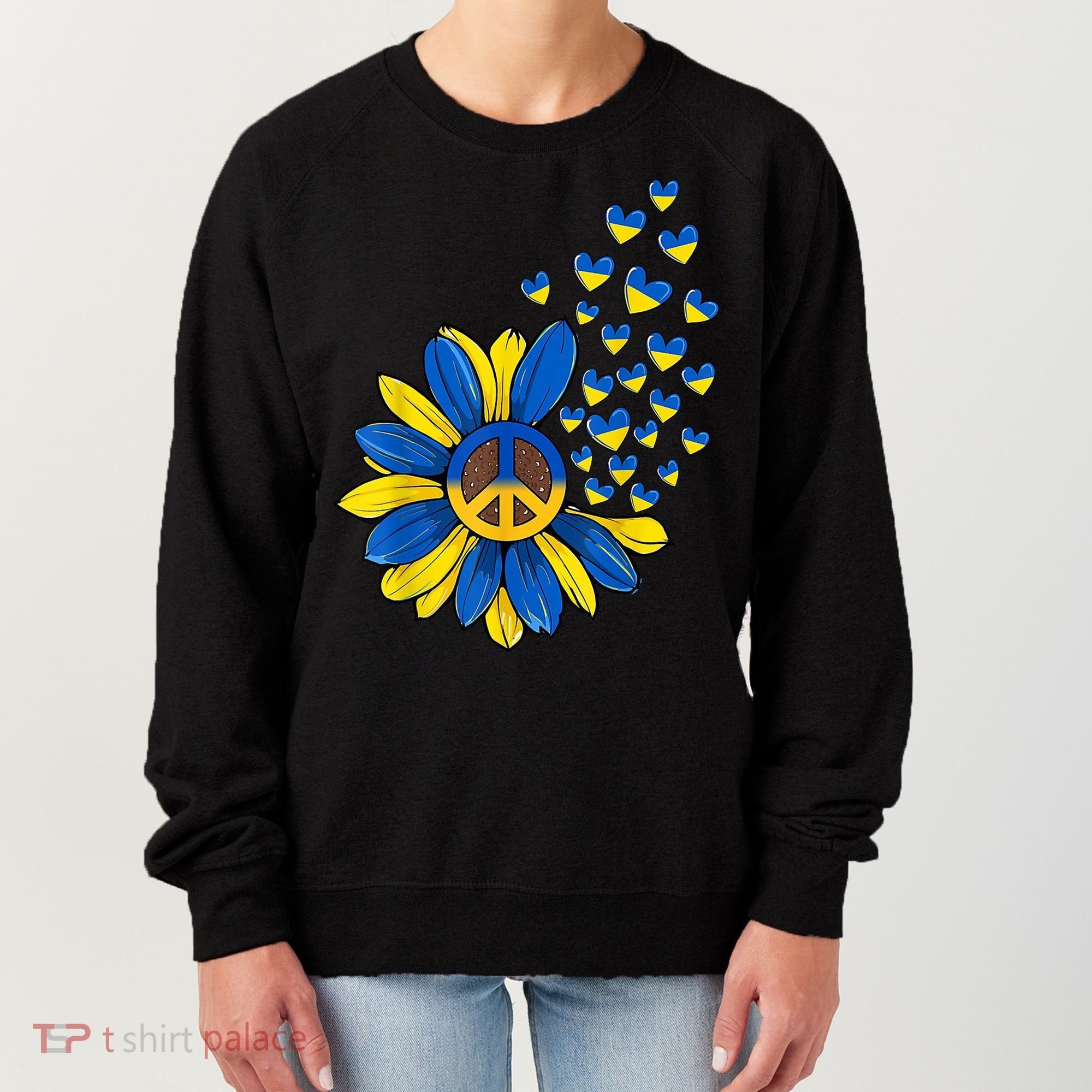 Autism Awareness Peace Sunflower Women's Sweatshirt