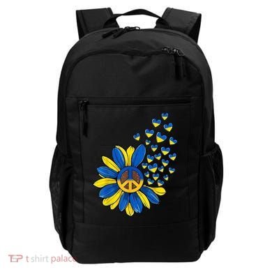 Autism Awareness Peace Sunflower Backpack