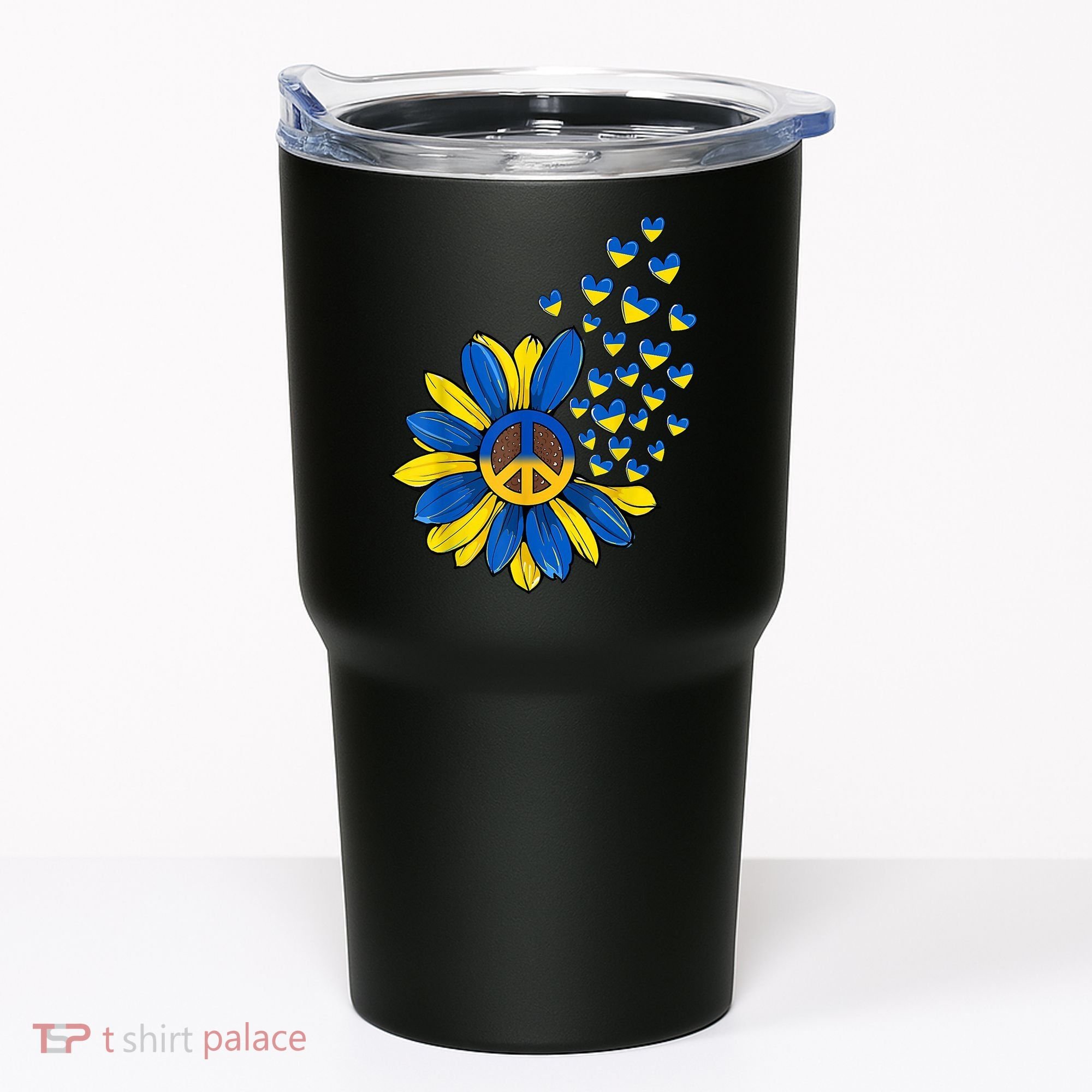 Autism Awareness Peace Sunflower Tumbler