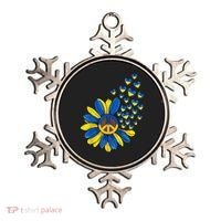 Autism Awareness Peace Sunflower Ornament thumb 0