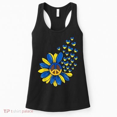 Autism Awareness Peace Sunflower Women's Tank Top