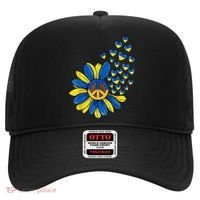 Autism Awareness Peace Sunflower Hat thumb 0