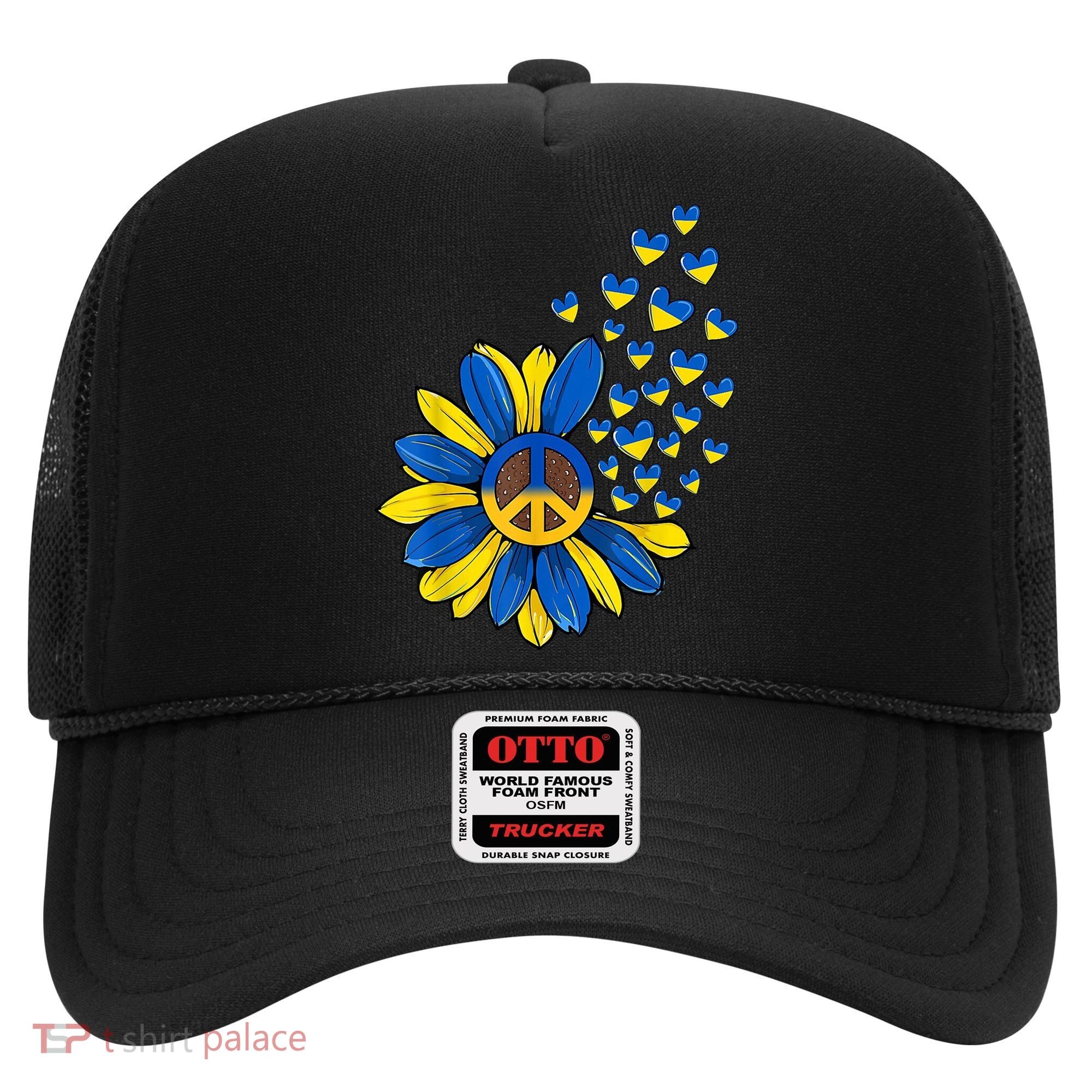 Autism Awareness Peace Sunflower Hat