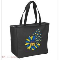 Autism Awareness Peace Sunflower Tote Bag thumb 2